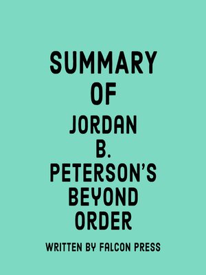 cover image of Summary of Jordan B. Peterson's Beyond Order